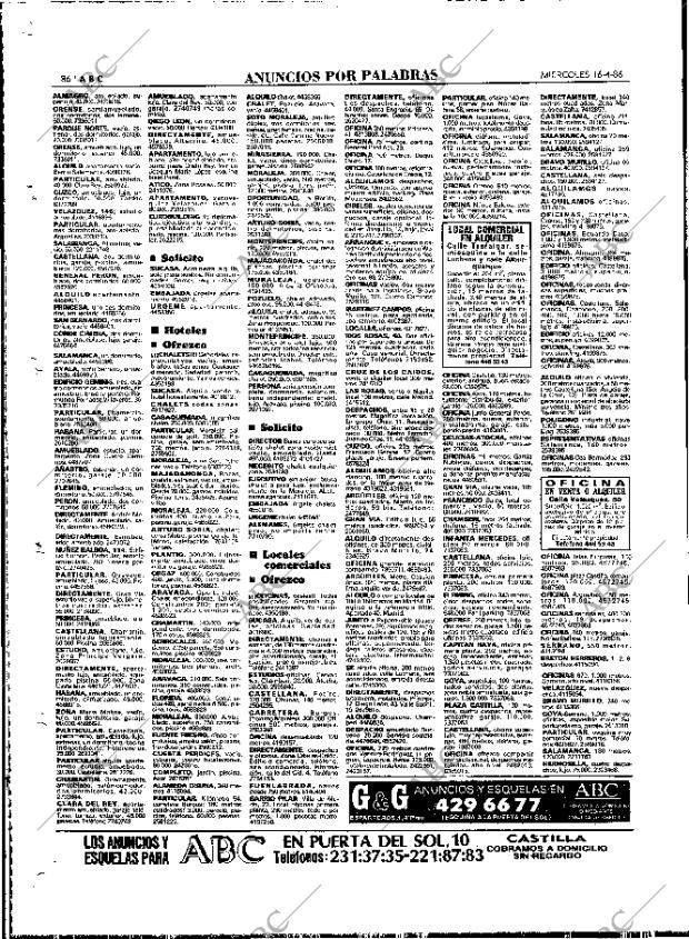 ABC MADRID 16-04-1986 página 86