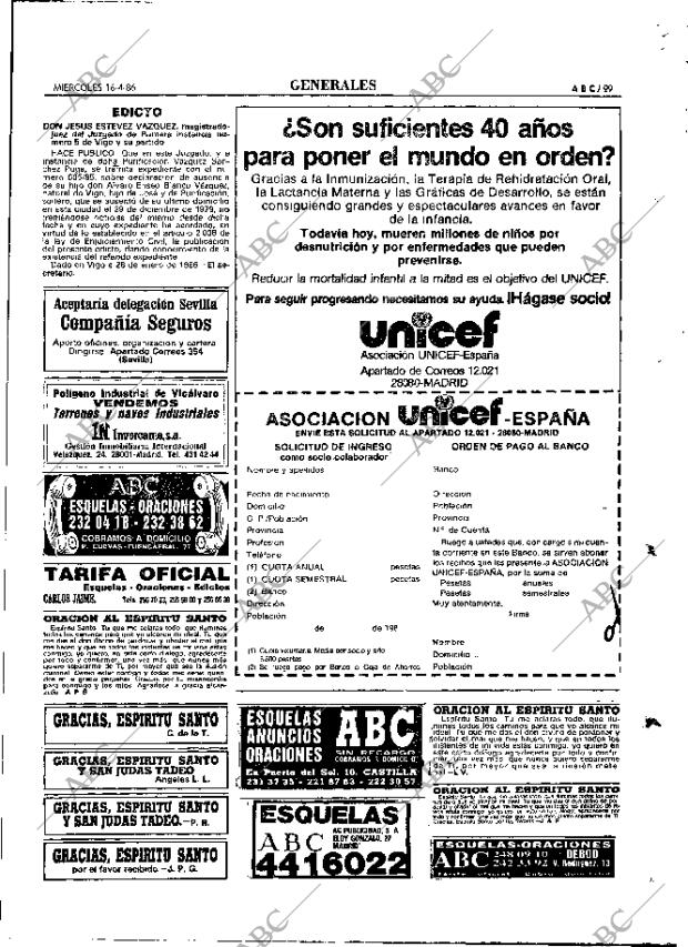 ABC MADRID 16-04-1986 página 99