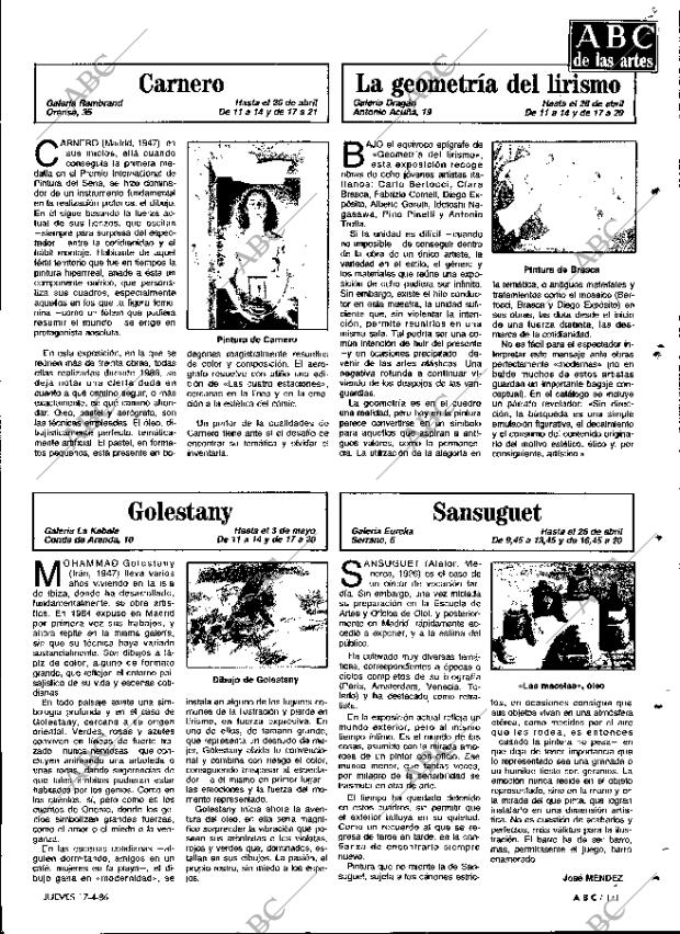 ABC MADRID 17-04-1986 página 111