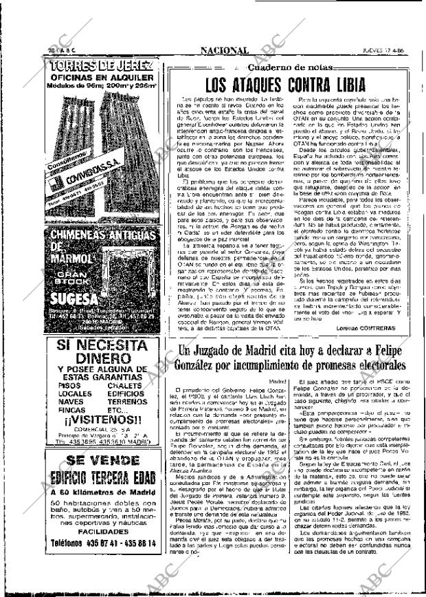 ABC MADRID 17-04-1986 página 28