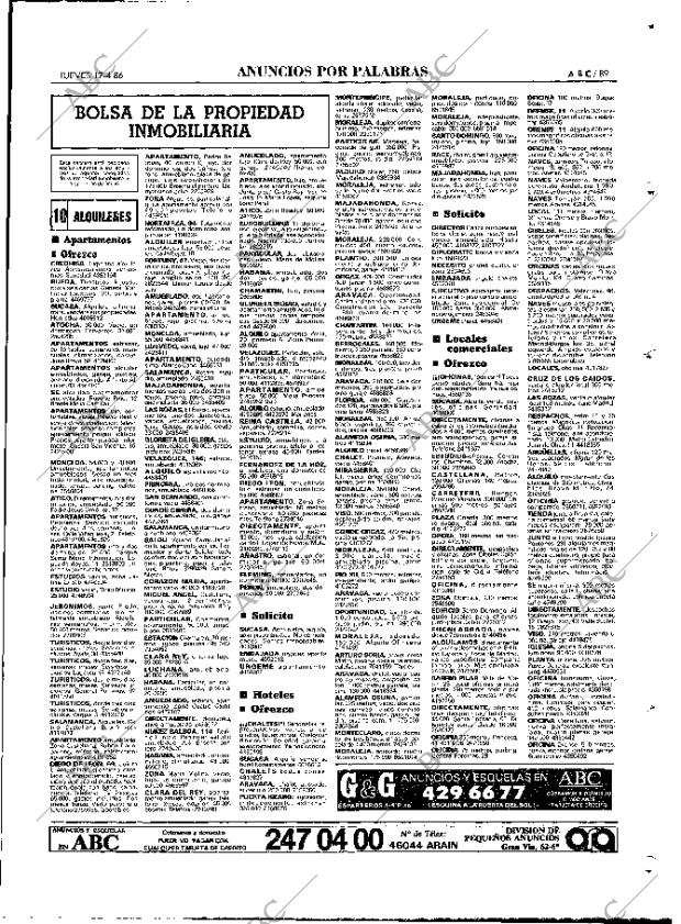 ABC MADRID 17-04-1986 página 89