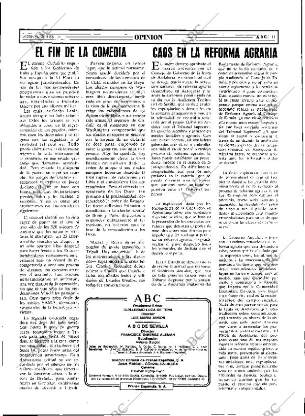 ABC SEVILLA 18-04-1986 página 11