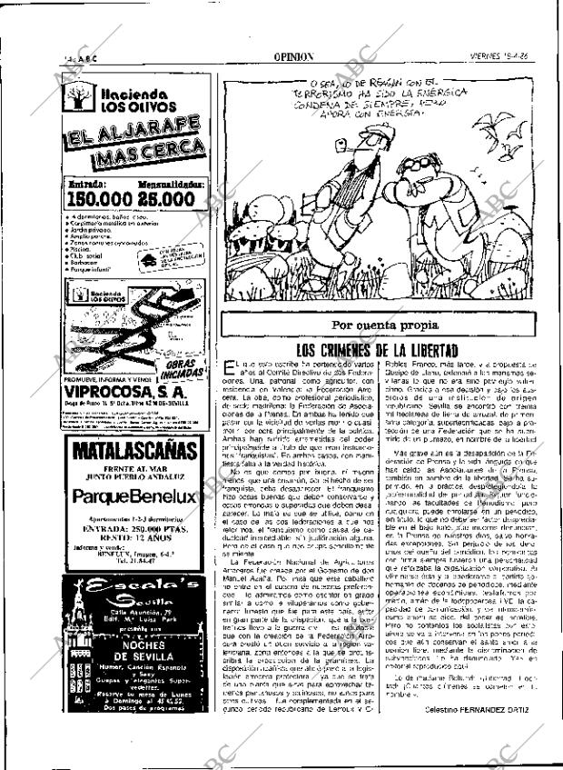 ABC SEVILLA 18-04-1986 página 14