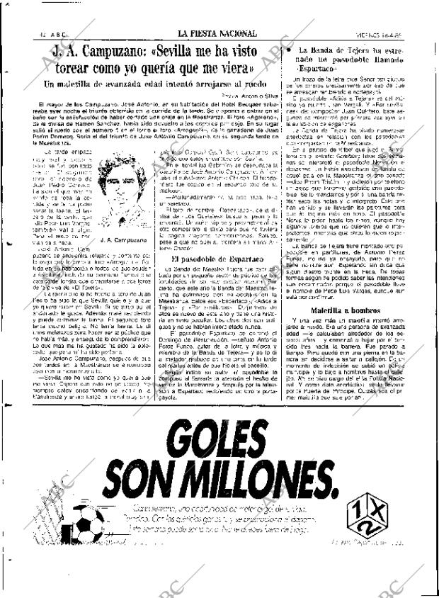 ABC SEVILLA 18-04-1986 página 42