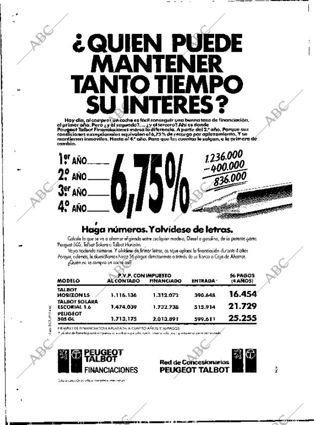 ABC MADRID 19-04-1986 página 100