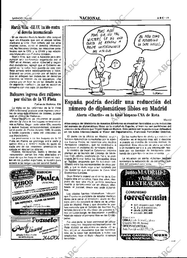 ABC MADRID 19-04-1986 página 19
