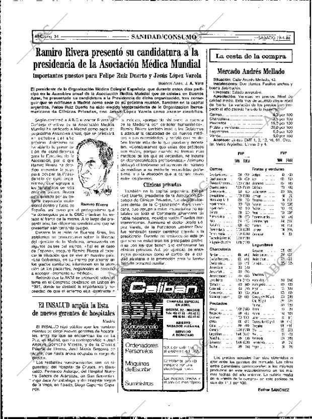 ABC MADRID 19-04-1986 página 34