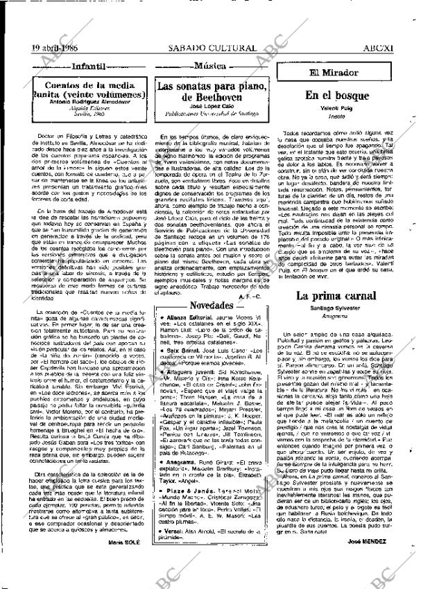 ABC MADRID 19-04-1986 página 61