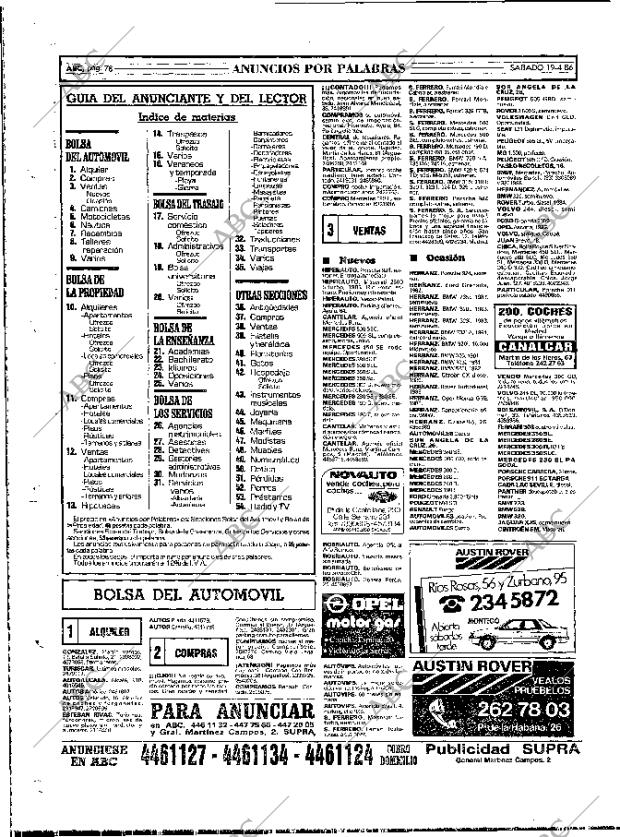 ABC MADRID 19-04-1986 página 86