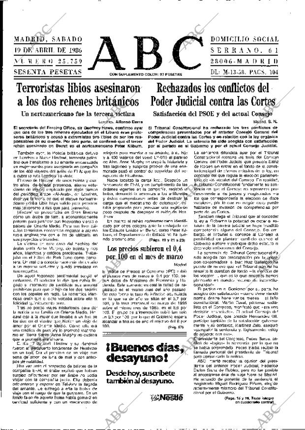 ABC MADRID 19-04-1986 página 9