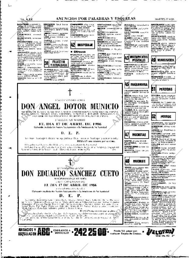 ABC MADRID 22-04-1986 página 104