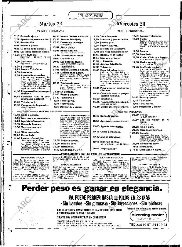 ABC MADRID 22-04-1986 página 118