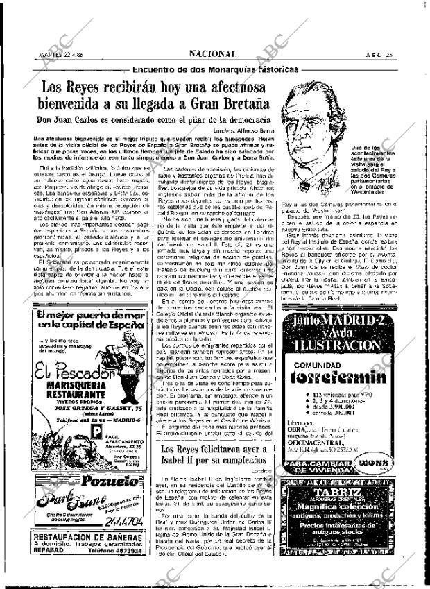 ABC MADRID 22-04-1986 página 25