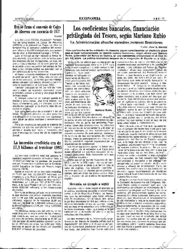 ABC MADRID 22-04-1986 página 75