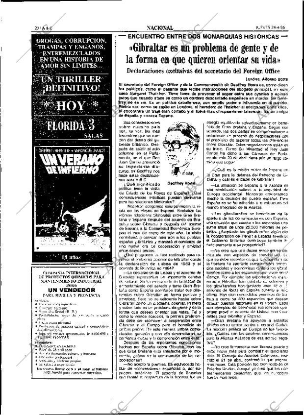 ABC SEVILLA 24-04-1986 página 20