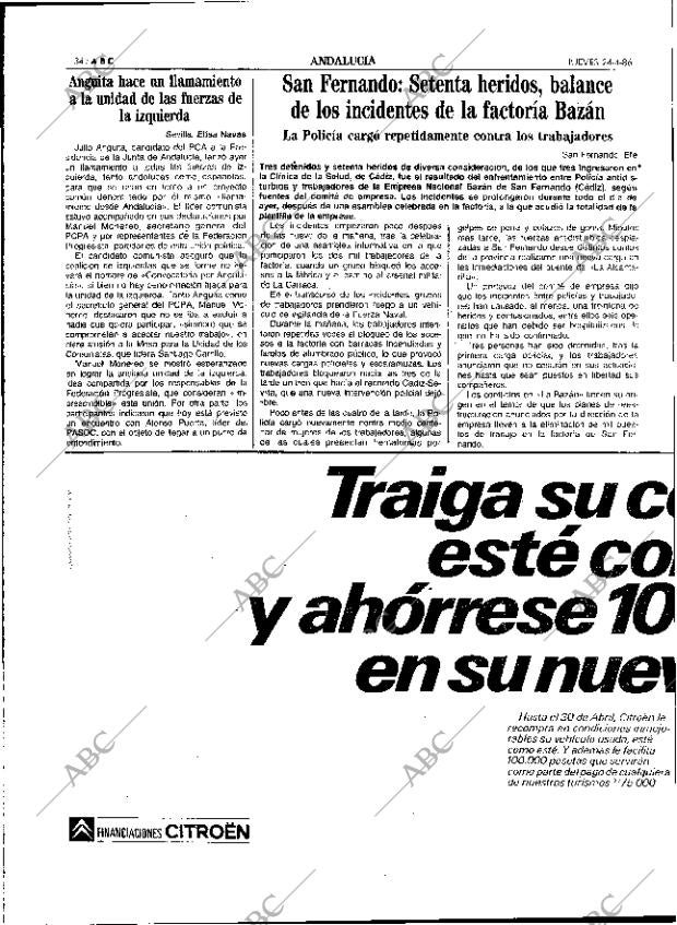 ABC SEVILLA 24-04-1986 página 34