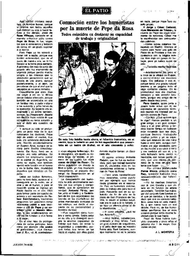 ABC SEVILLA 24-04-1986 página 71