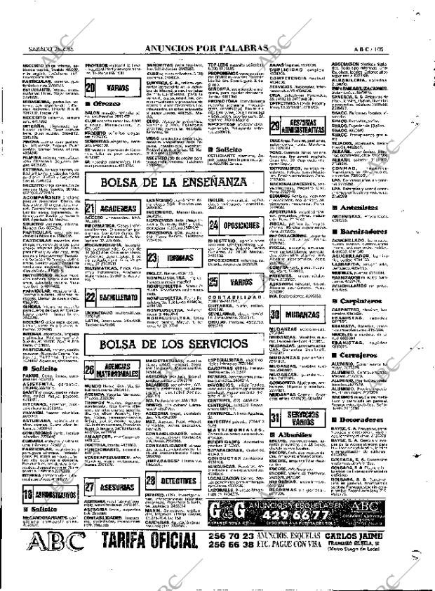 ABC MADRID 26-04-1986 página 105