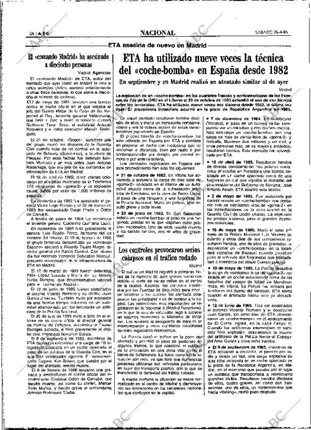 ABC MADRID 26-04-1986 página 26