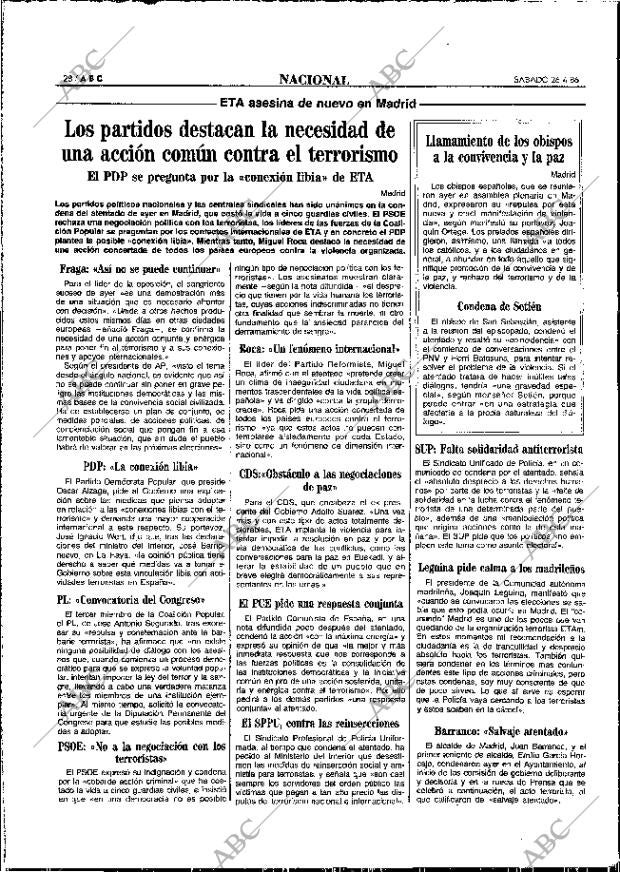 ABC MADRID 26-04-1986 página 28