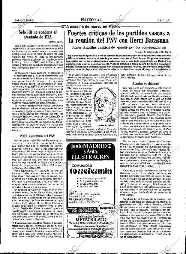 ABC MADRID 26-04-1986 página 29