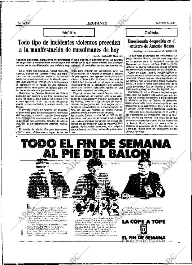 ABC MADRID 26-04-1986 página 36