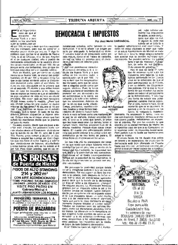 ABC MADRID 26-04-1986 página 37