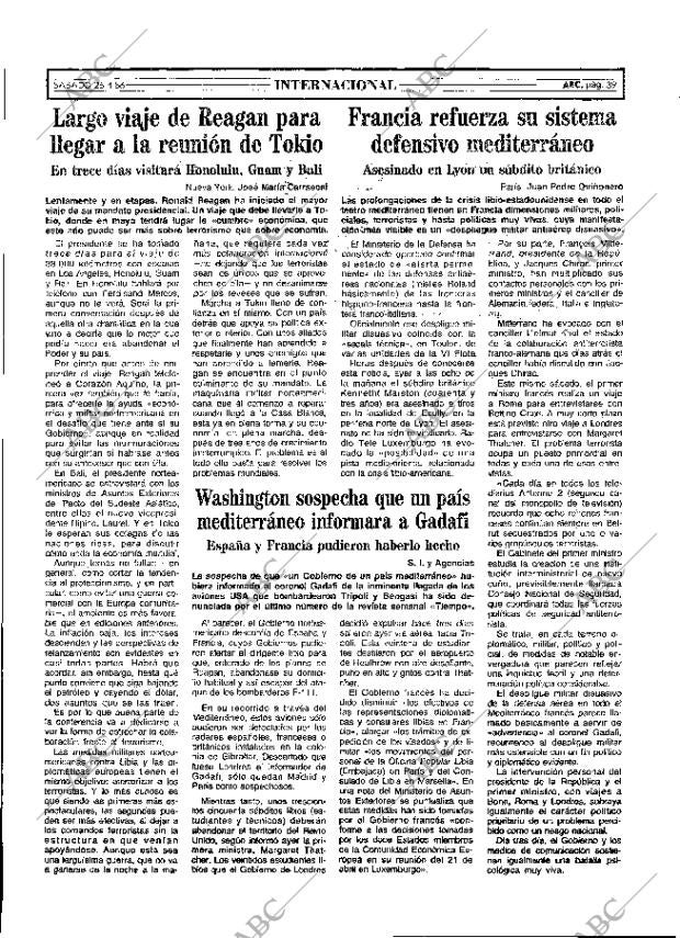 ABC MADRID 26-04-1986 página 39