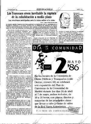 ABC MADRID 26-04-1986 página 41