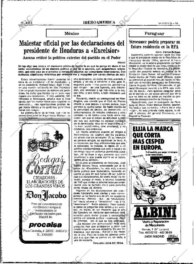 ABC MADRID 26-04-1986 página 42