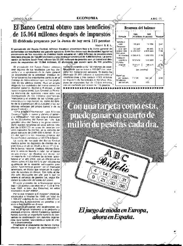 ABC MADRID 26-04-1986 página 75