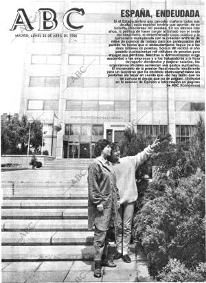 ABC MADRID 28-04-1986 página 1