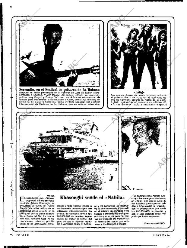 ABC MADRID 28-04-1986 página 100