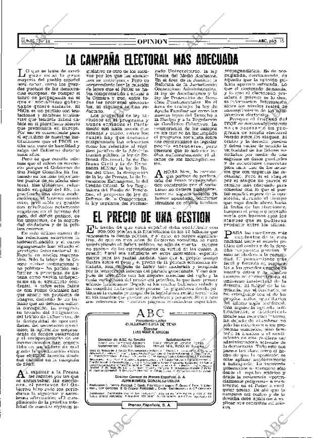 ABC MADRID 28-04-1986 página 15