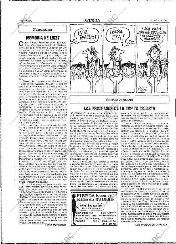 ABC MADRID 28-04-1986 página 18