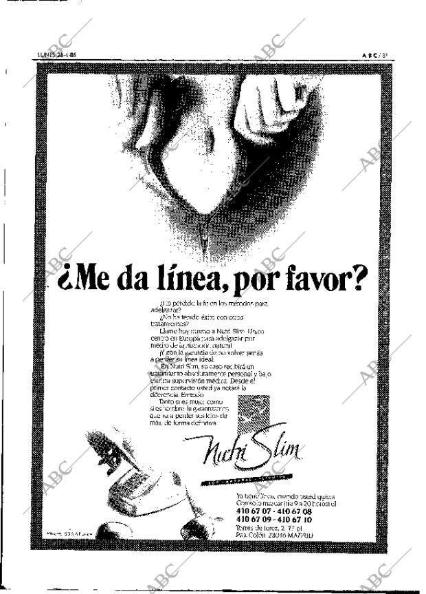 ABC MADRID 28-04-1986 página 31