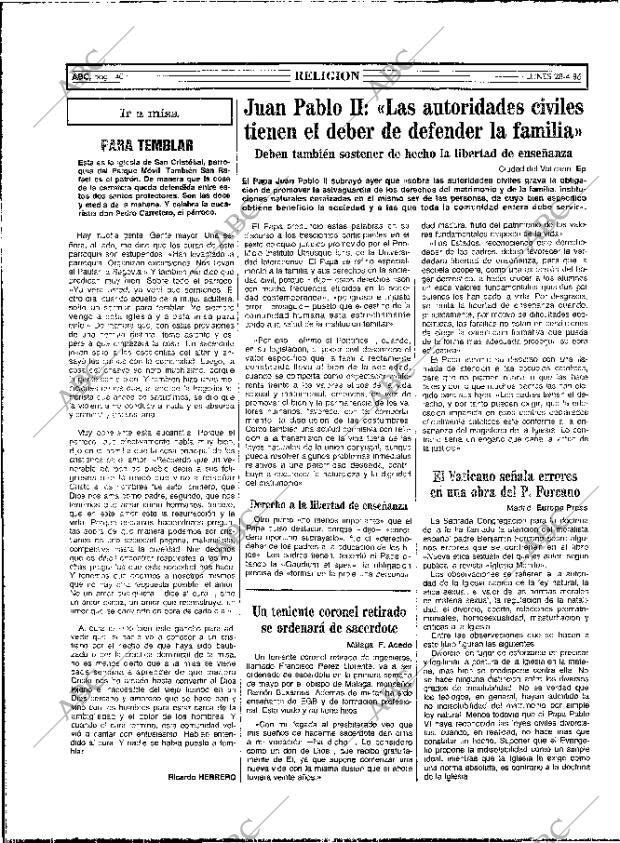 ABC MADRID 28-04-1986 página 40