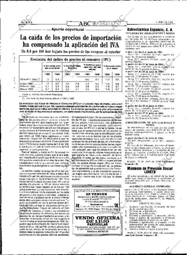 ABC MADRID 28-04-1986 página 52