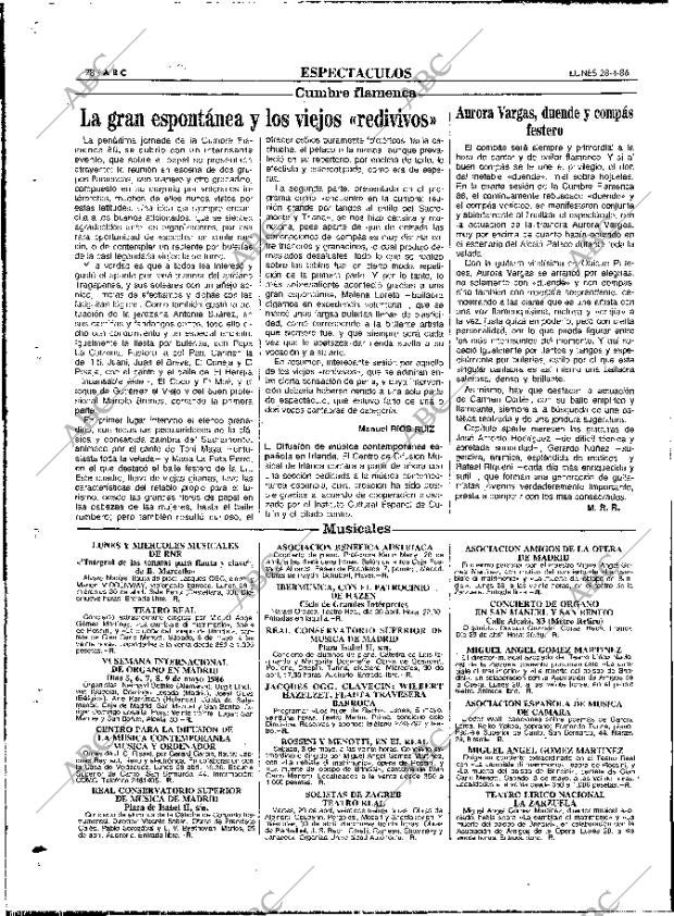 ABC MADRID 28-04-1986 página 74