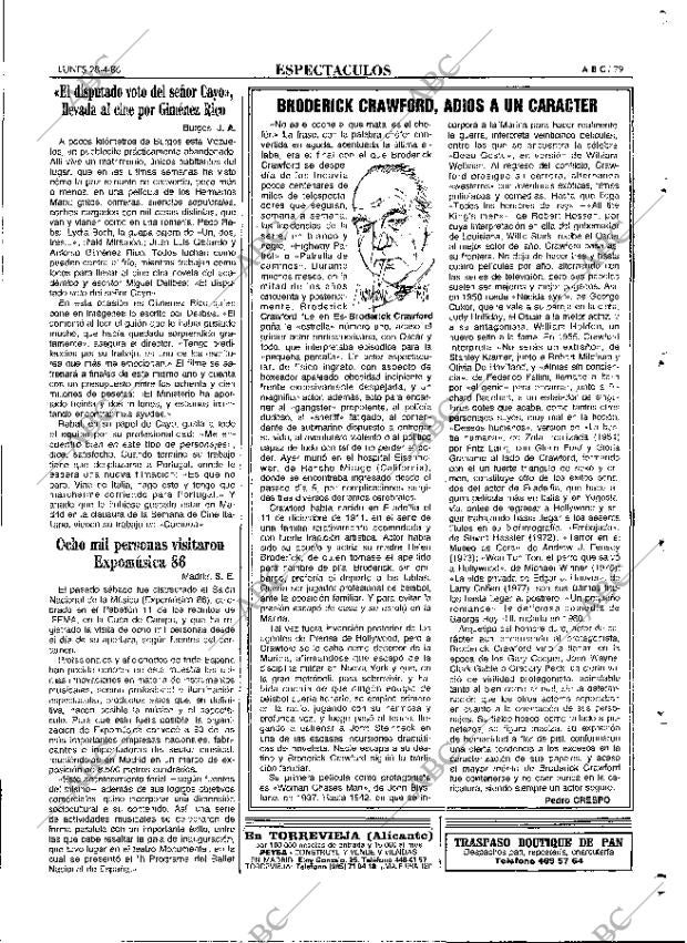 ABC MADRID 28-04-1986 página 75