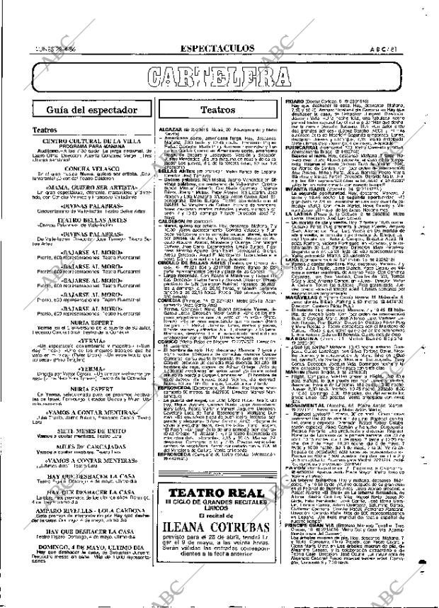 ABC MADRID 28-04-1986 página 77