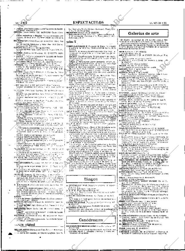 ABC MADRID 28-04-1986 página 80