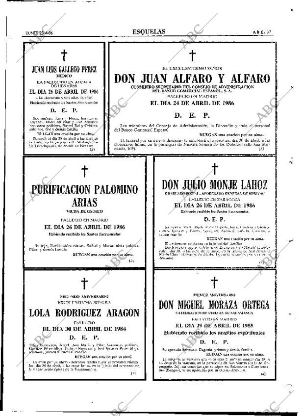 ABC MADRID 28-04-1986 página 93