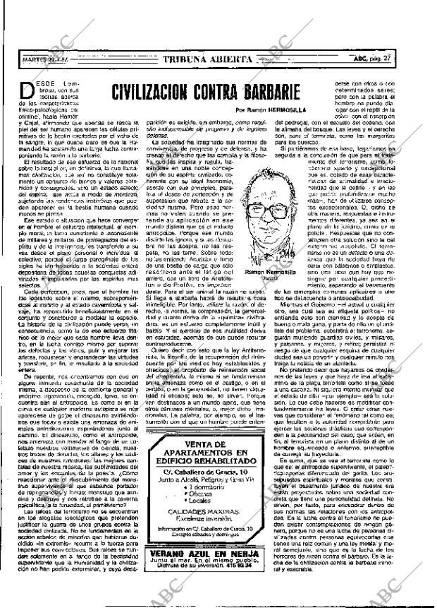 ABC MADRID 29-04-1986 página 27