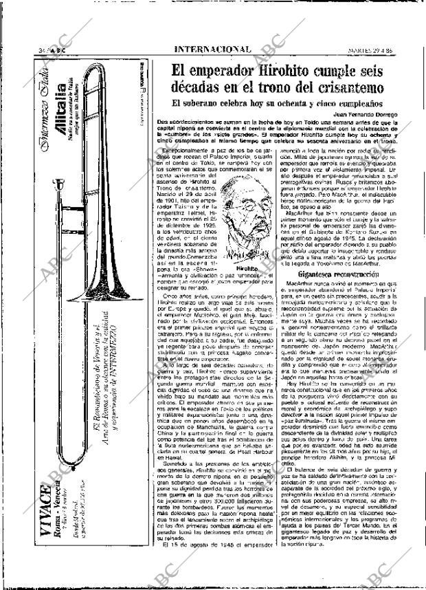ABC MADRID 29-04-1986 página 34