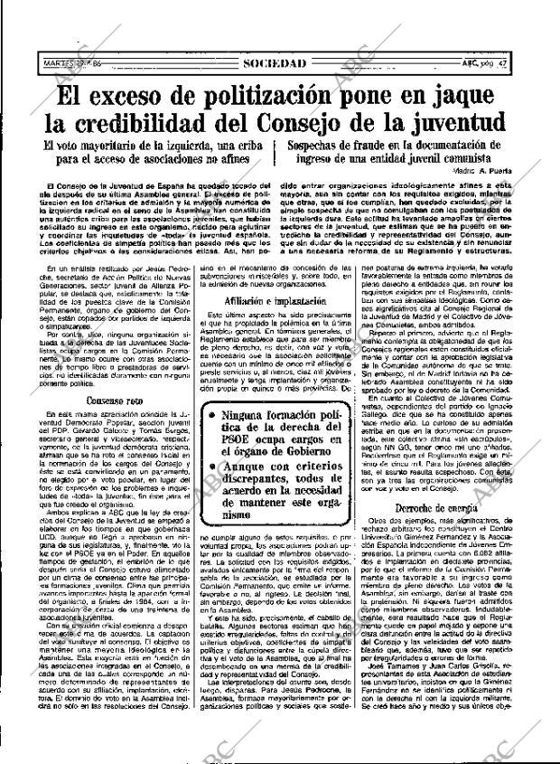 ABC MADRID 29-04-1986 página 47