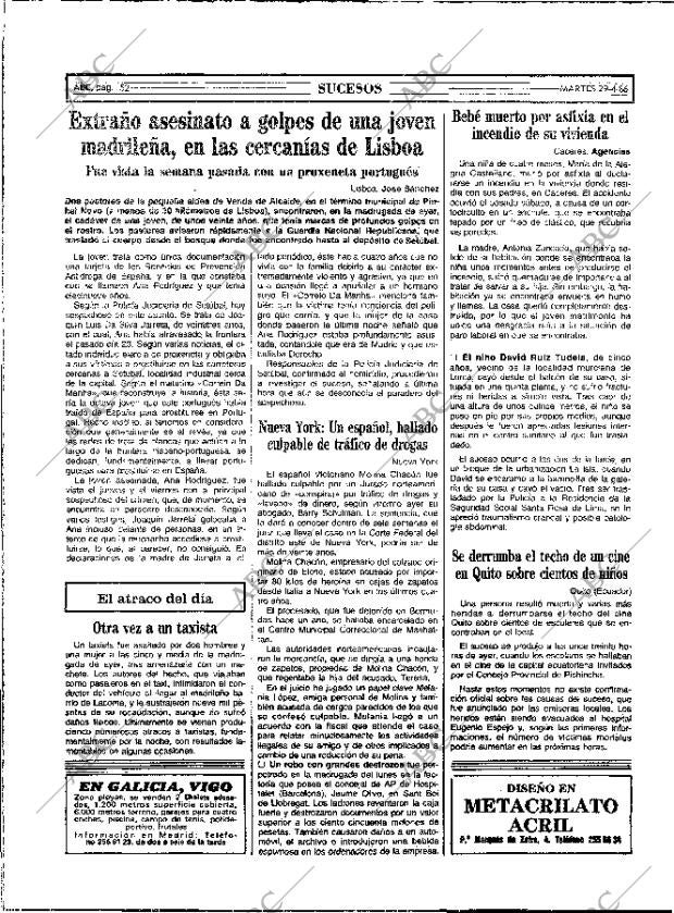 ABC MADRID 29-04-1986 página 52