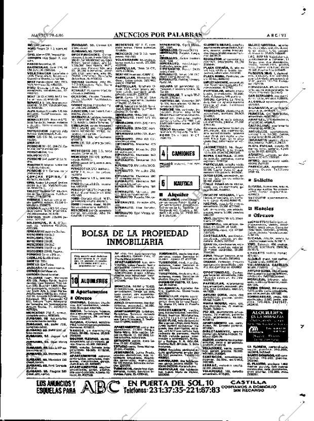 ABC MADRID 29-04-1986 página 93