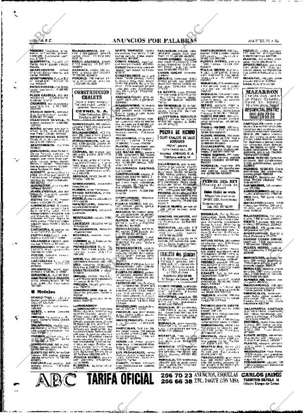 ABC MADRID 29-04-1986 página 96