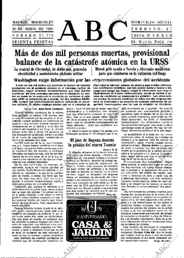 ABC MADRID 30-04-1986 página 13